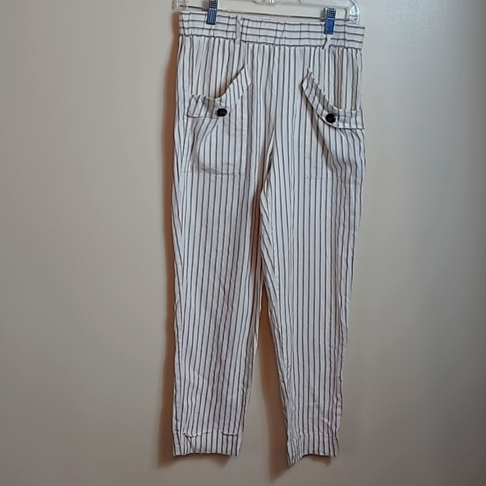 Ann taylor linen blend pants size 4